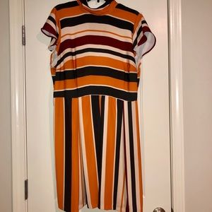 Eloquii Dresses - Multi-colored opposing striped dress Eloquii Dresses - Multi-colored opposing striped dress